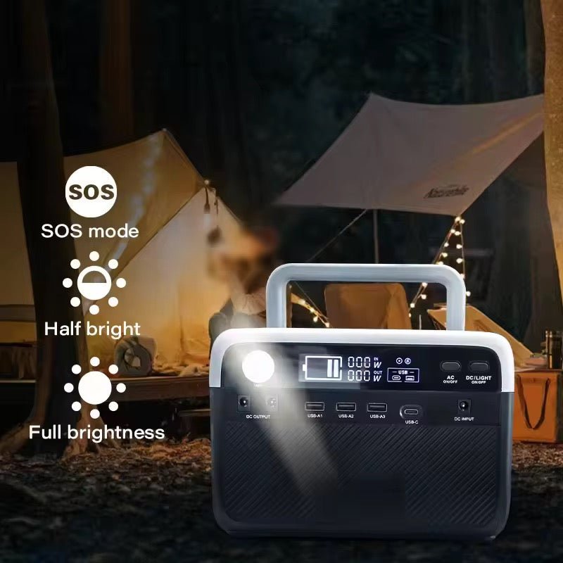 Jupiter Q300 Power Station (600W Peak) 230Wh LifePO4 For Starlink, TV, Fan, Laptop, Phone, Power Bank - Maxim