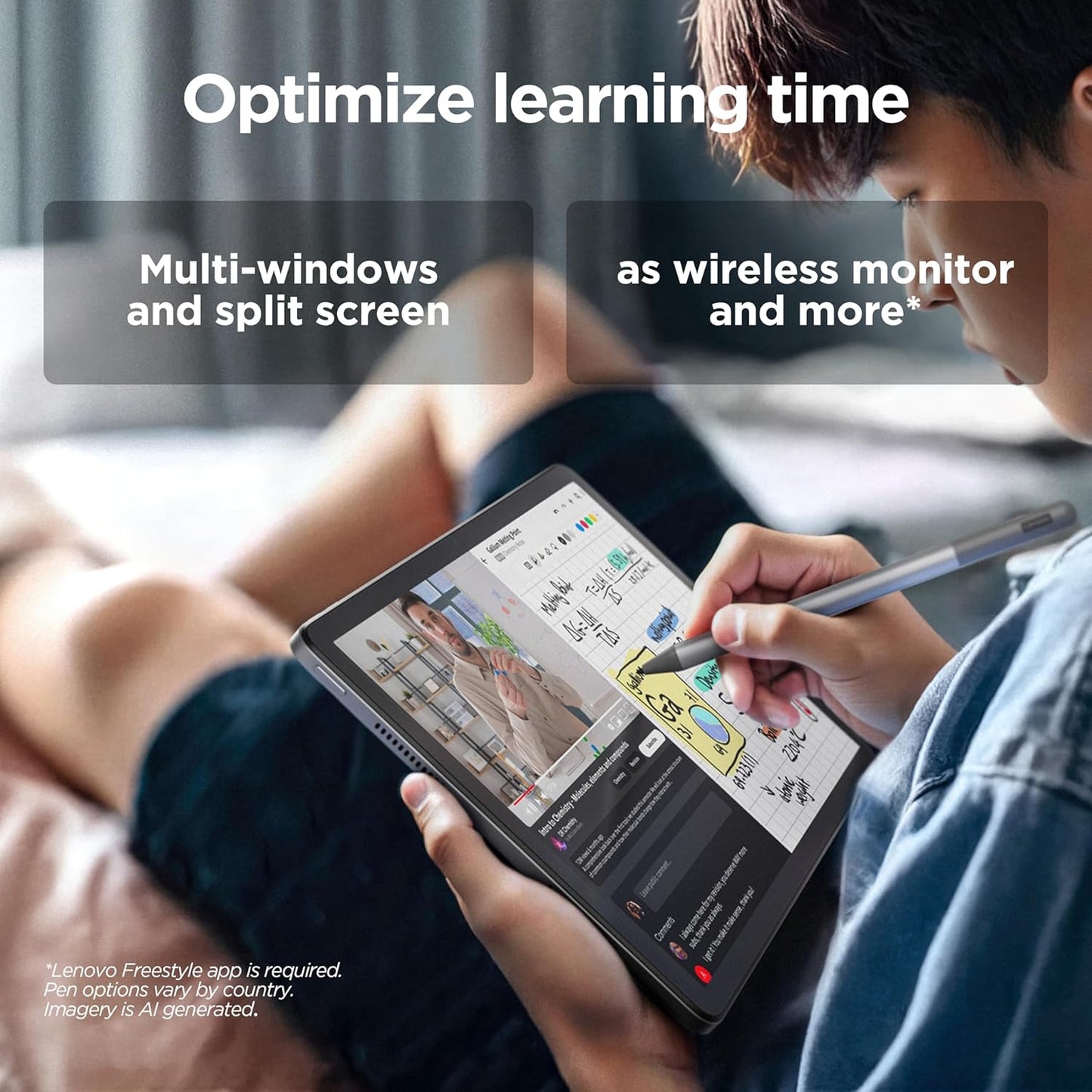 Maxim LitePad V13 Ultra Slim 10.1" 8GB + 256GB Android 13 + Stylus Pen, Keyboard, Mouse, Leather Case, Screen Guard - Maxim