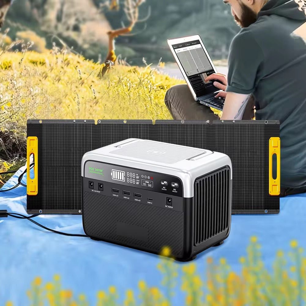 Jupiter Q300 Power Station 300W (600W Peak) 230Wh LifePO4 For Starlink, TV, Fan, Laptop, Phone, Power Bank - Maxim